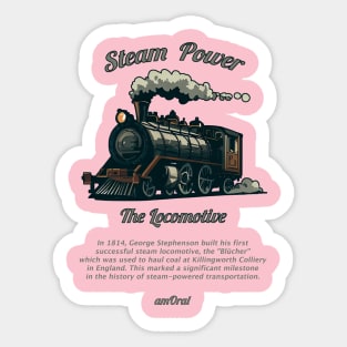 Steam Power | The Locomotif History Sticker